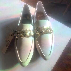 Steve Madden Cream Loafers